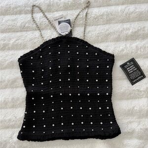 Retrofete Crystal Smocked Talitha Top